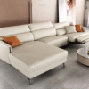 Recliner Leather Couch Lounge with Chaise Adjustable Headrest Sofa 2 or 3 seater - Image 3