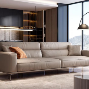 Gorgeous & Comfortable! 100% Genuine Leather Sofa Lounge