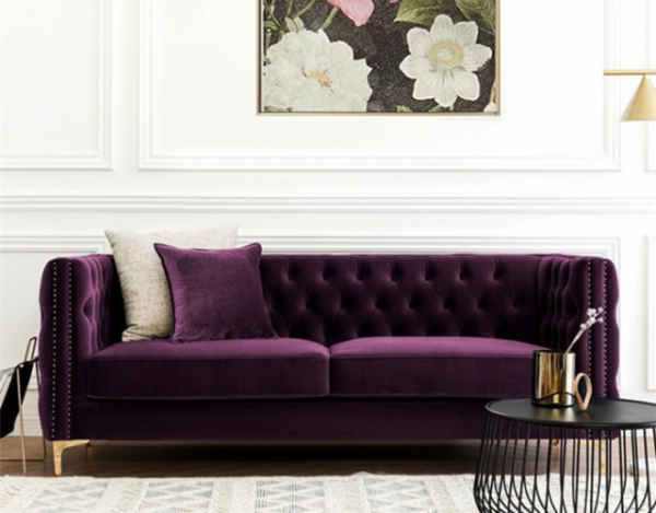 Sofa Bed Best Queen 2 seater fabric lounge Velvet sofa Easy to Pull Brand New - Image 12