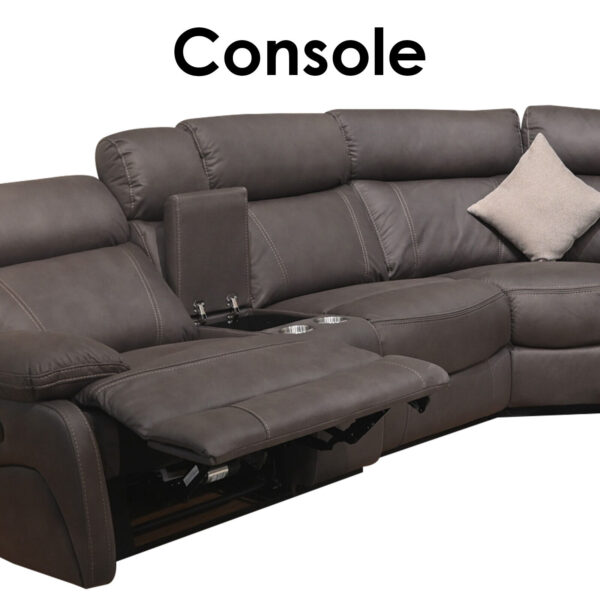 Modern Super Fabric Corner Electric Recliners Sofa Couch Sectional Suite Lounge - Image 5