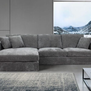 Great Buy! ASQUITH 2 Seater Fabric Sofa with LHF Chaise