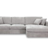 ASQUITH 2 Seater Fabric Lounge Sofa with RHF Chaise – Slate - Image 2