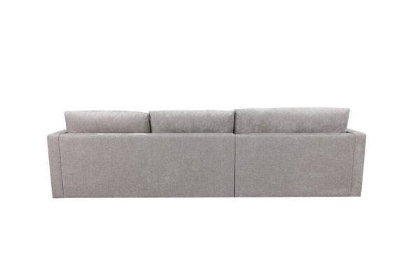 ASQUITH 2 Seater Fabric Lounge Sofa with RHF Chaise – Slate - Image 6