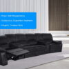 4 Seater Electric Home Theatre Recliner Lounge Cinema Chair Media Room Furniture - Image 4