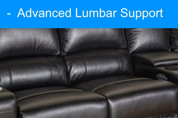 4 Seater Electric Home Theatre Recliner Lounge Cinema Chair Media Room Furniture - Image 5