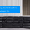 4 Seater Electric Home Theatre Recliner Lounge Cinema Chair Media Room Furniture - Image 7