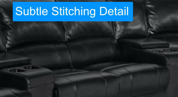 4 Seater Electric Home Theatre Recliner Lounge Cinema Chair Media Room Furniture - Image 8