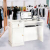 Lauft Reception Office Desk Counter with Cabinet Drawer Front Desk Lobby Table - Image 3