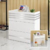 Lauft Reception Office Desk Counter with Cabinet Drawer Front Desk Lobby Table - Image 10