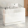 Lauft Reception Office Desk Counter with Cabinet Drawer Front Desk Lobby Table - Image 11