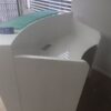 Evo Reception Counter Reception Desk Salon Gloss White Office Furniture - Image 5