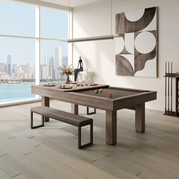 Onida Dining Pool Table - 3IN1 7FT - Image 6