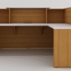 Sorrento Reception Counter Reception Desk Office Desk Furniture with Return - Image 5