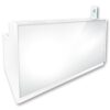 Roma Glass Reception Counter Reception Desk Salon Office Desk Furniture - Image 2