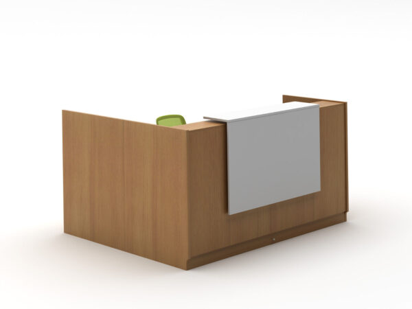 OPAL Reception Counter Office Reception desk With Return 1800