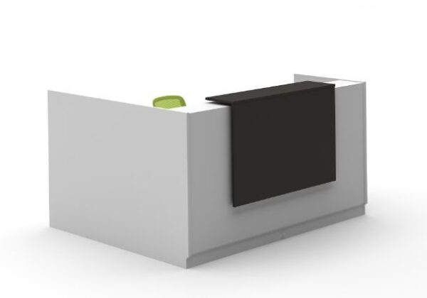 OPAL Reception Counter Office Reception desk With Return 1800 - Image 2