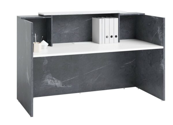 Sorrento Reception Counter Reception Desk Salon Office Desk Furniture - Image 2