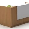 Sorrento Reception Counter Reception Desk Office Desk Furniture with Return - Image 4
