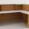 Sorrento Reception Counter Reception Desk Office Desk Furniture with Return - Image 6