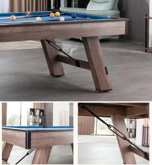 Hepburn Dining Pool Table - 8FT 3IN1 Blue - Image 7