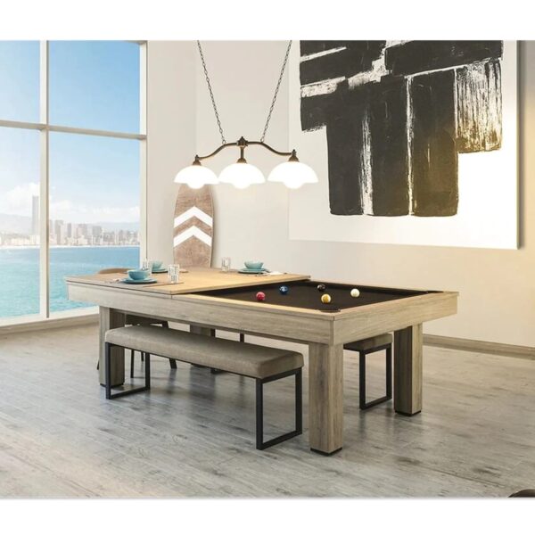 Zandra Dining Pool Table-3IN1 8FT - Image 2