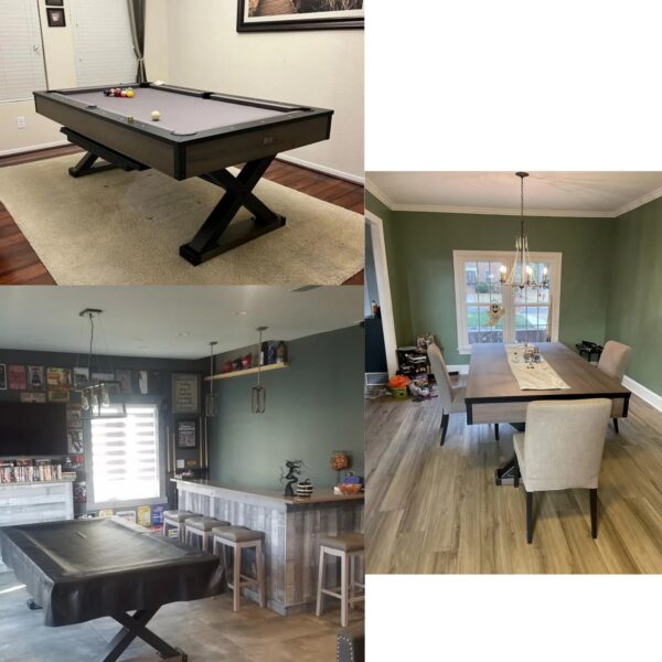 Collingwood Dining Pool Table - Slate 2IN1 7FT - Image 7