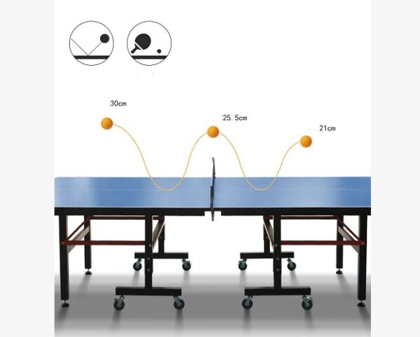 Indoor Elite Series 19mm Table Tennis Table|10-Minute Assembly - Image 2