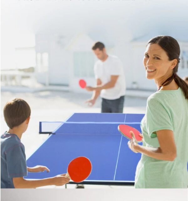 16mm Standard Ping Pong Table Tennis Top for Pool Billiard Table w Bats Balls - Image 2