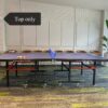 16mm Standard Ping Pong Table Tennis Top for Pool Billiard Table w Bats Balls - Image 3