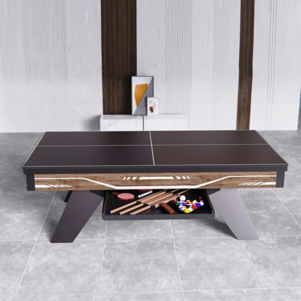 Cooma Dining Office Pool Table-8FT 3IN1 - Image 4