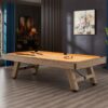 Hepburn Dining Pool Table-8FT 3IN1-Orange - Image 4