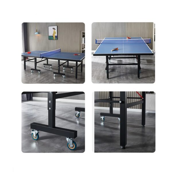 Indoor Elite Series 19mm Table Tennis Table|10-Minute Assembly - Image 3