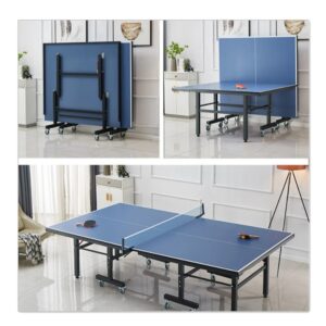 Indoor Elite Series 16mm Table Tennis Table|10-Minute Assembly