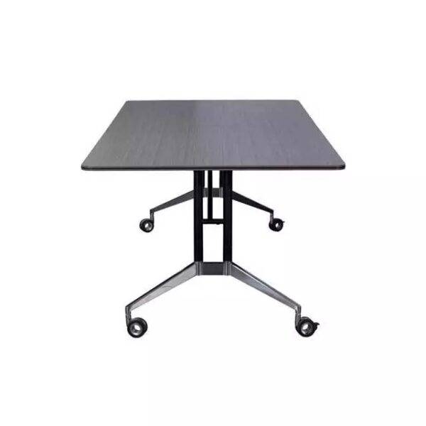 New Rapidline Rapid Edge Folding Boardroom Table 2.4m Driftwood - Image 4