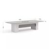 LUSH Boardroom Table 280cm - Light Grey - Image 2