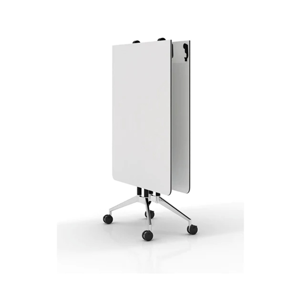Swift Verge Bending Boardroom Table Natural White