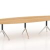 Potenza Boardroom Table Meeting Table Birch 2400 x 1200 Office Furniture - Image 3