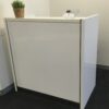 Kent Reception Counter Reception Desk Model A Gloss White Office Furniture