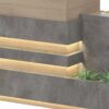 KERAN Office Reception Desk Counter 1.8M Left Panel Grey Office Desk - Image 6
