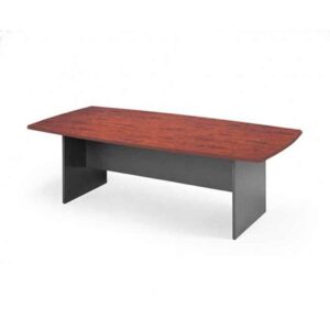 Merlin Boardroom Table Conference Meeting Room Boat H Frame 3000 x 1200mm Ironst