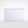 Office Furniture Classic Reception Counter Reception Desk White Side Panel - Image 4