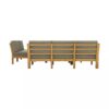 Livsip 7PCS Outdoor Sofa Set Garden Lounge Setting Patio Furniture Table Chairs - Image 3