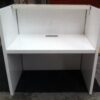 Kent Reception Counter Reception Desk Model A Gloss White Office Furniture - Image 4