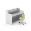 Office Furniture Classic Reception Counter Reception Desk White Side Panel - Image 5