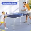 Everfit Table Tennis Ping Pong Table Portable Foldable Family Game Home Indoor - Image 5