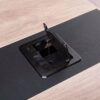 VIDAL Boardroom Table 3.6m x 1.6m - Warm Oak & Black - Image 6