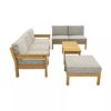 Livsip 7PCS Outdoor Sofa Set Garden Lounge Setting Patio Furniture Table Chairs - Image 5
