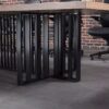 VIDAL Boardroom Table 3.6m x 1.6m - Warm Oak & Black - Image 7