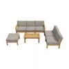 Livsip 7PCS Outdoor Sofa Set Garden Lounge Setting Patio Furniture Table Chairs - Image 6