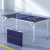 Everfit Table Tennis Ping Pong Table Portable Foldable Family Game Home Indoor - Image 6